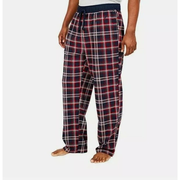 Nautica Men's Pajama Pants Plaid Soft Sleepwear Size XL Drawstring - Picture 1 of 8